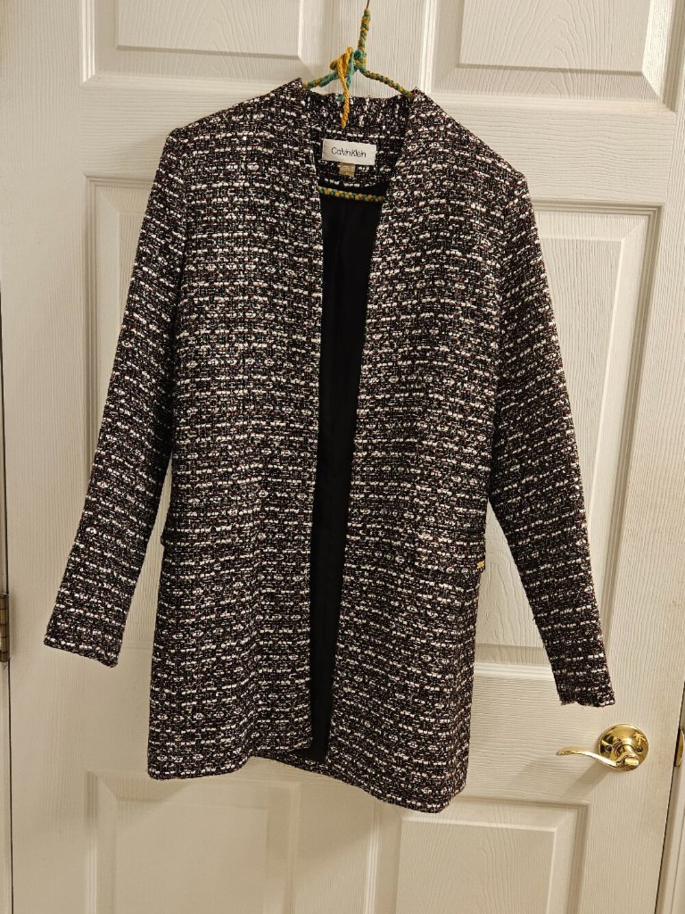 Calvin Klein Long Blazer. Size 4